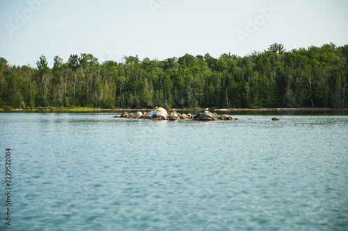 Batchewana Island in Batchewana Bay in Ontario, Canada.
