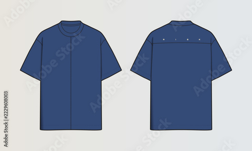 Modern Cut and Sew T-Shirt Collection with Panel Patterns and Graphic Designs