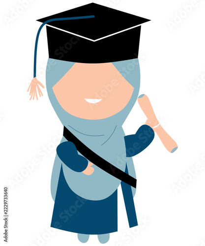 graduation woman in graduation cap