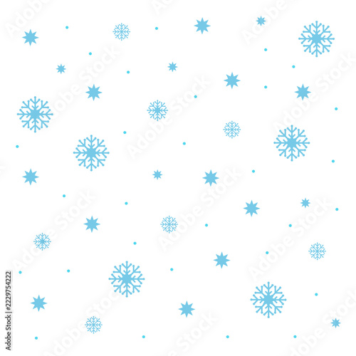 christmas background with snowflakes