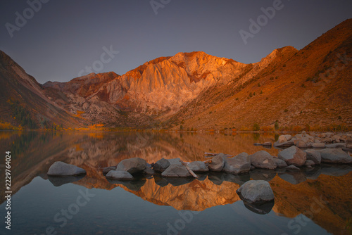 Convict Lake at Sunrise, Eastern Sierra, California