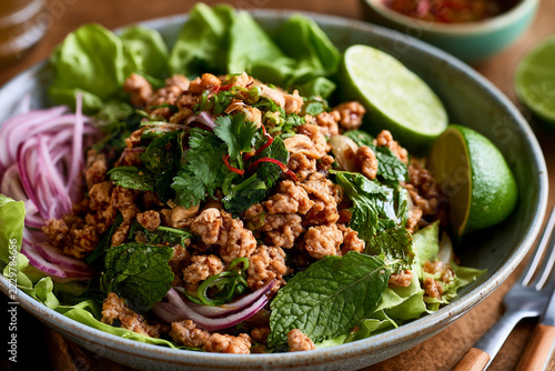 Beef larb salad generative AI