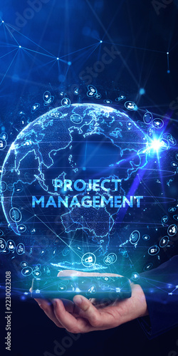 Project management concept. Business, Technology, Internet and network concept.