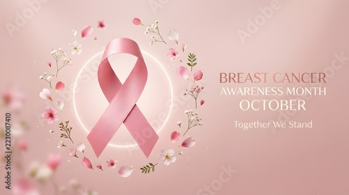 Raising awareness and supporting research for breast cancer a month dedicated to hope early detection and empowering individuals affected by
