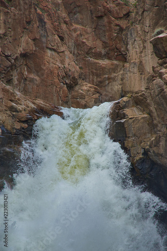  waterfall near roots.