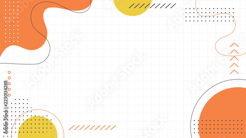 Abstract background in flat design