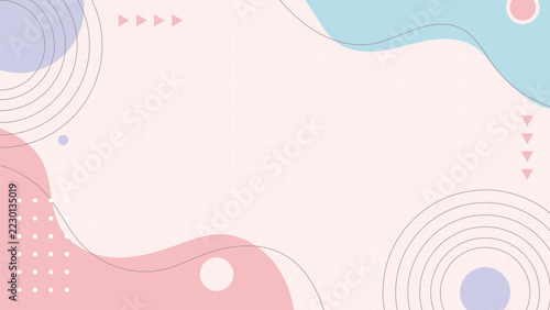 Abstract background in flat design