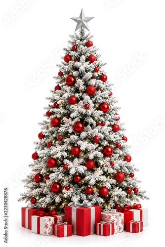 christmas tree with gifts