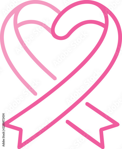Pink Ribbon Butterfly Concept Vector Illustration for Hope and Breast Cancer Support