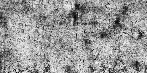 Abstract grunge fabric texture, distressed black and white canvas pattern, rough woven background. Scratched concrete grunge wall as background, white cement or stone old texture as a retro pattern