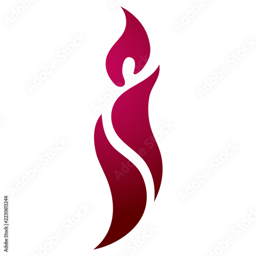 An editable and scalable vector illustration and logo of the letter 