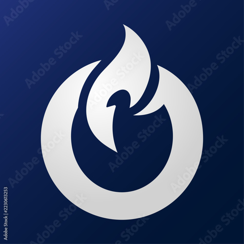 An editable and scalable vector illustration and logo of the letter 