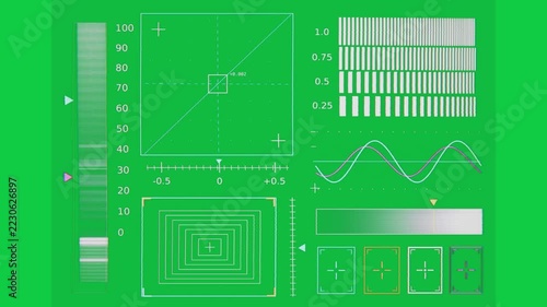 On signal, HUD showing waving traces, nudging markers, ending at CALIBRATED on transparent