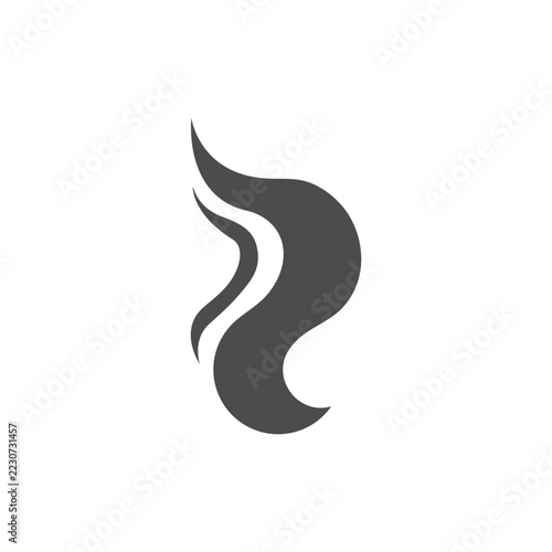 Minimalist flame Icon