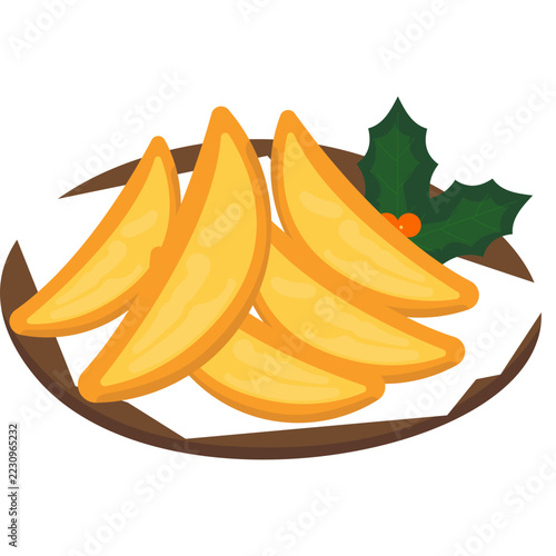 Christmas Food Illustration