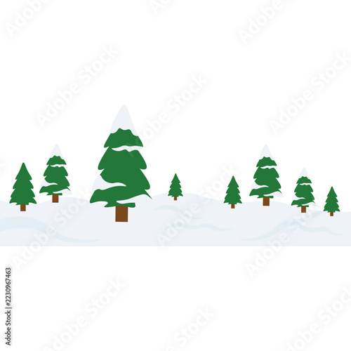 Buildable Christmas Backgrounds Snowy Hills
