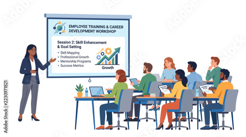 Diverse professional team collaborating on digital marketing and social media engagement