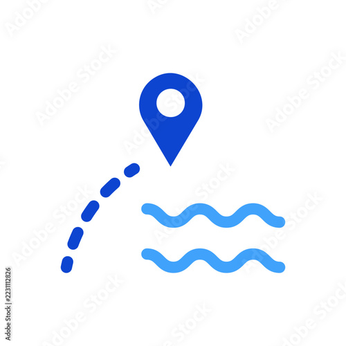 Marine Waypoint Navigation Route Mapping Vessel Tracking