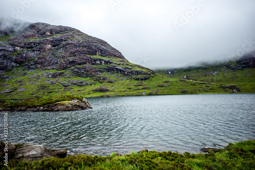 Loch Coruisk lake on the Isle of Skye in Scotland