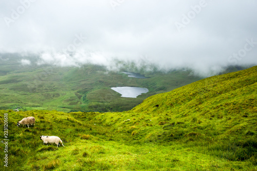 Quiraing on the Trotternish peninsula of the Isle of Skye in Scotland