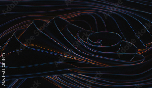 Abstract Dark Spiral Wave Background