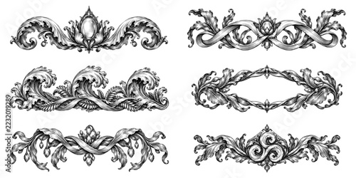 Fotografie Water ornament set