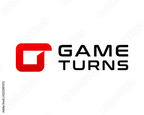 A bold and unique GT monogram letter logo for gamers.