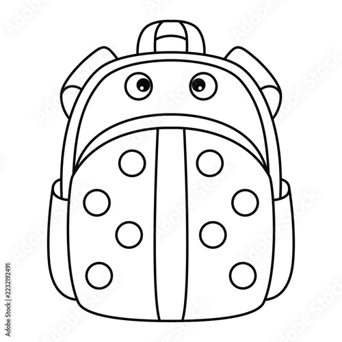 ladybug school backpack