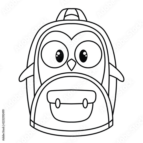 penguin backpack school