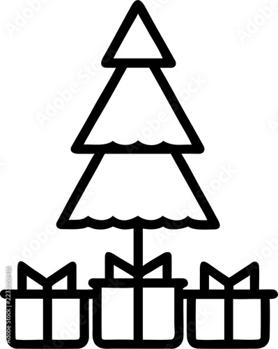 Christmas Tree Gift Stack