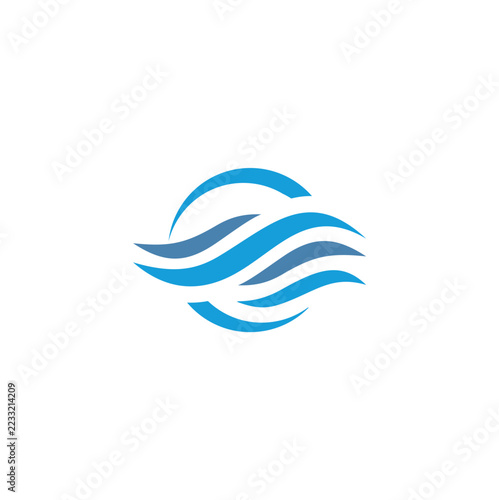round wave logo