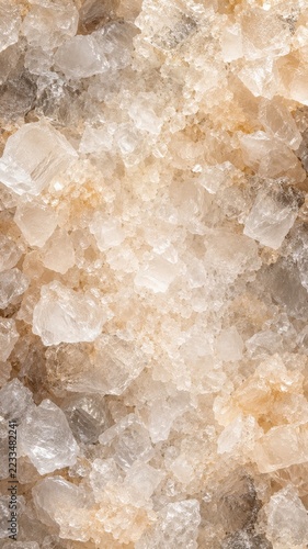 Golden Quartz Crystal Mineral Texture with Natural Stone Detail