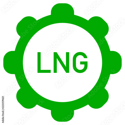 LNG und Zahnrad