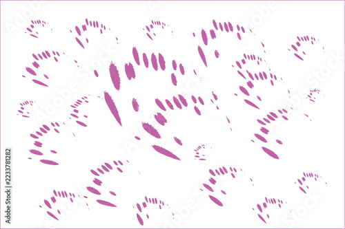 Pink Leopard Print Pattern with Border on White Background for Fashion Textile Design Wrapping Paper Stationery Decorative Prints Modern Surface Patterns and Creative Projects