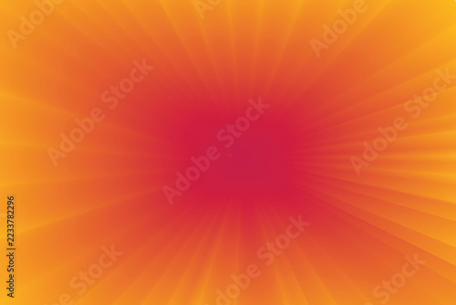 Vibrant radial burst with gradient transition from deep magenta to bright orange