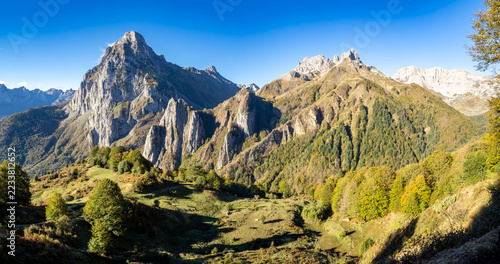 Mountain views in french Basque country, France