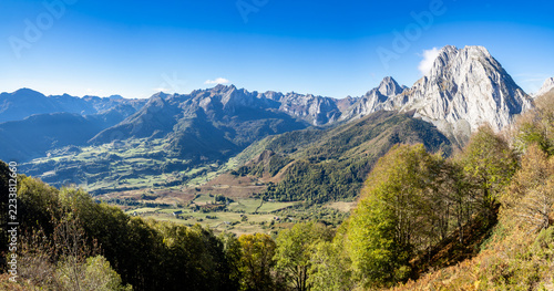 Mountain views in french Basque country, France