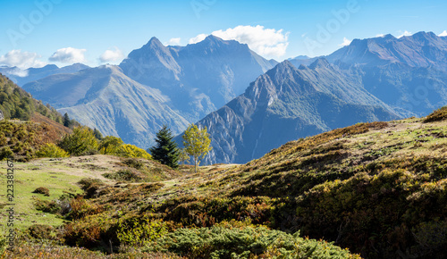 Mountain views in french Basque country, France