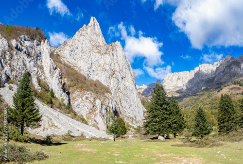 Sanchese plateau in french baque country, France