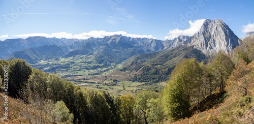 Mountain views in french Basque country, France