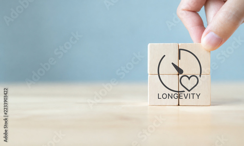 Fotografie Health and longevity, longevity economy concept
