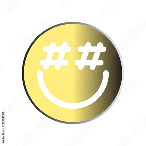 Emoticon icon design template