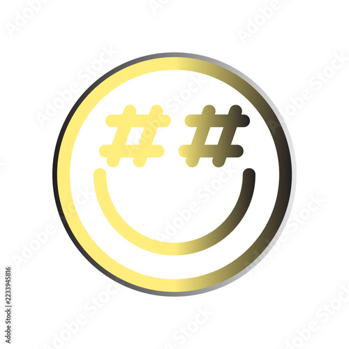 Emoticon icon design template
