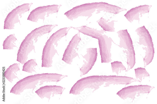 Pink Watercolor Brush Strokes on White Background for Abstract Graphic Design Creative Branding Stationery Templates Wedding Invitations Artistic Prints and Modern Decor