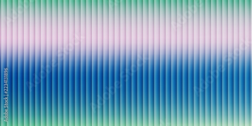 Iridescent gradient ribbed glass background, diagonal abstract texture