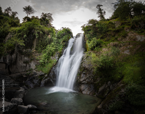 Canvas Print Lapas Waterfall, Barot Valley, Himachal