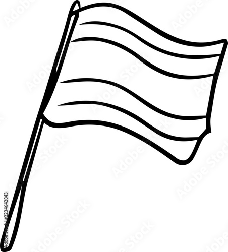 Thai National Flag Doodle Icon