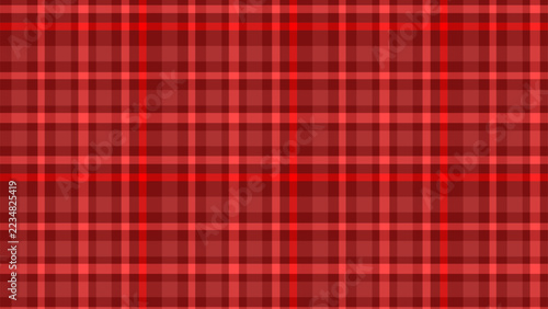 Red tartan plaid and checkered textile seamless pattern background