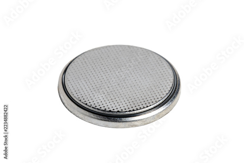 Obraz na plátně Button cell battery coin cell lithium ion micro power energy rechargeable tiny h