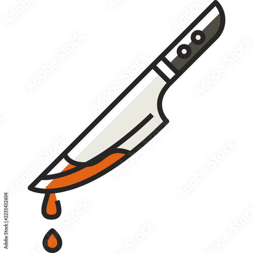 bloody knife icon